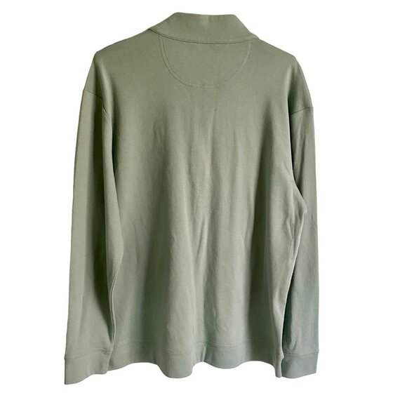 Tackle & Tides 1/4 Zip Long Sleeve Pullover Top Men's Large Green NEW - Picture 7 of 8